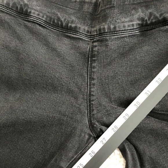 MANGO MNG Pull-On Skinny SLIM Shaping Jeans Black Size 10 Petite - Picture 9 of 9